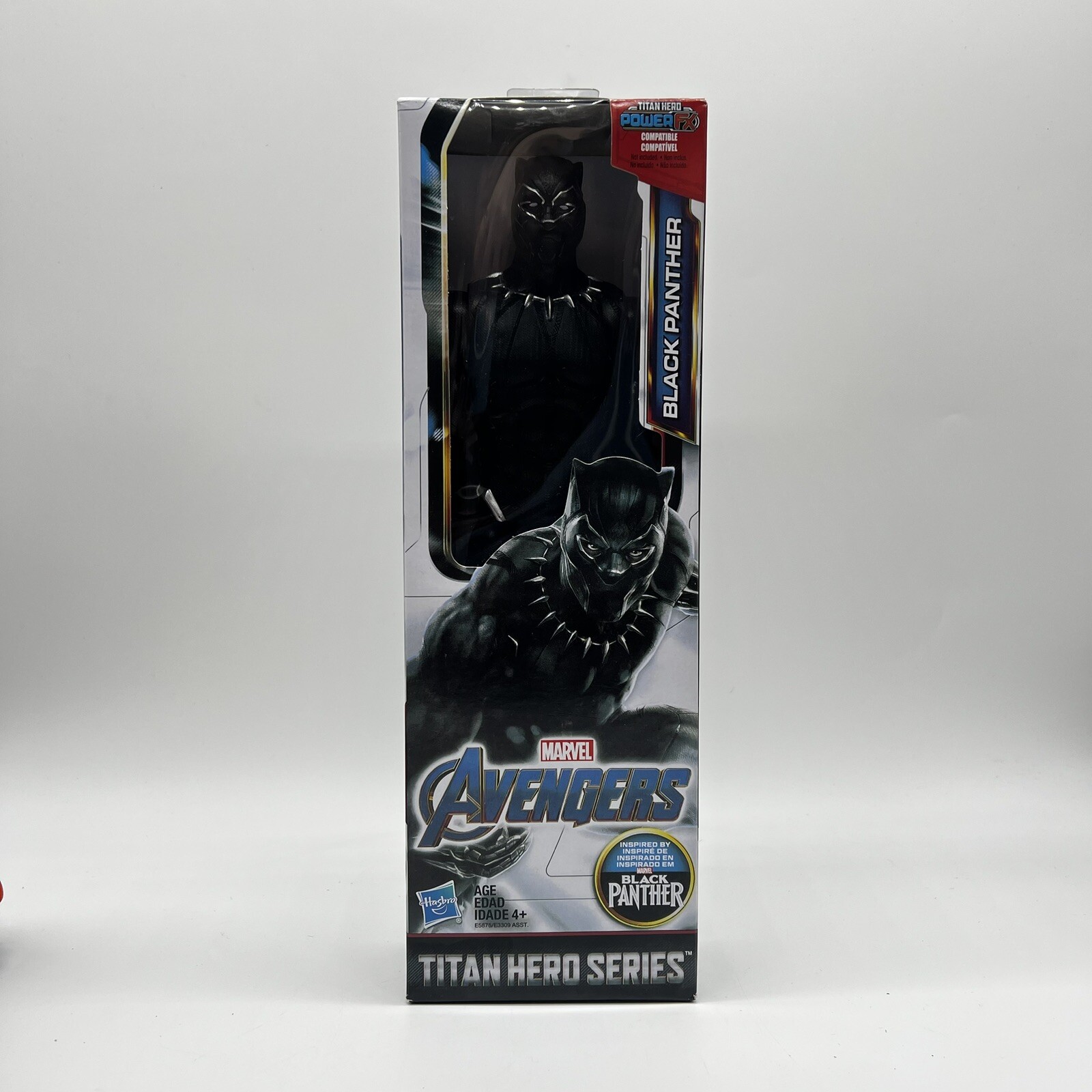 Modellino BLACK PANTHER Marvel Avengers Titan Hero Series 12 pollici Hasbro nuovo