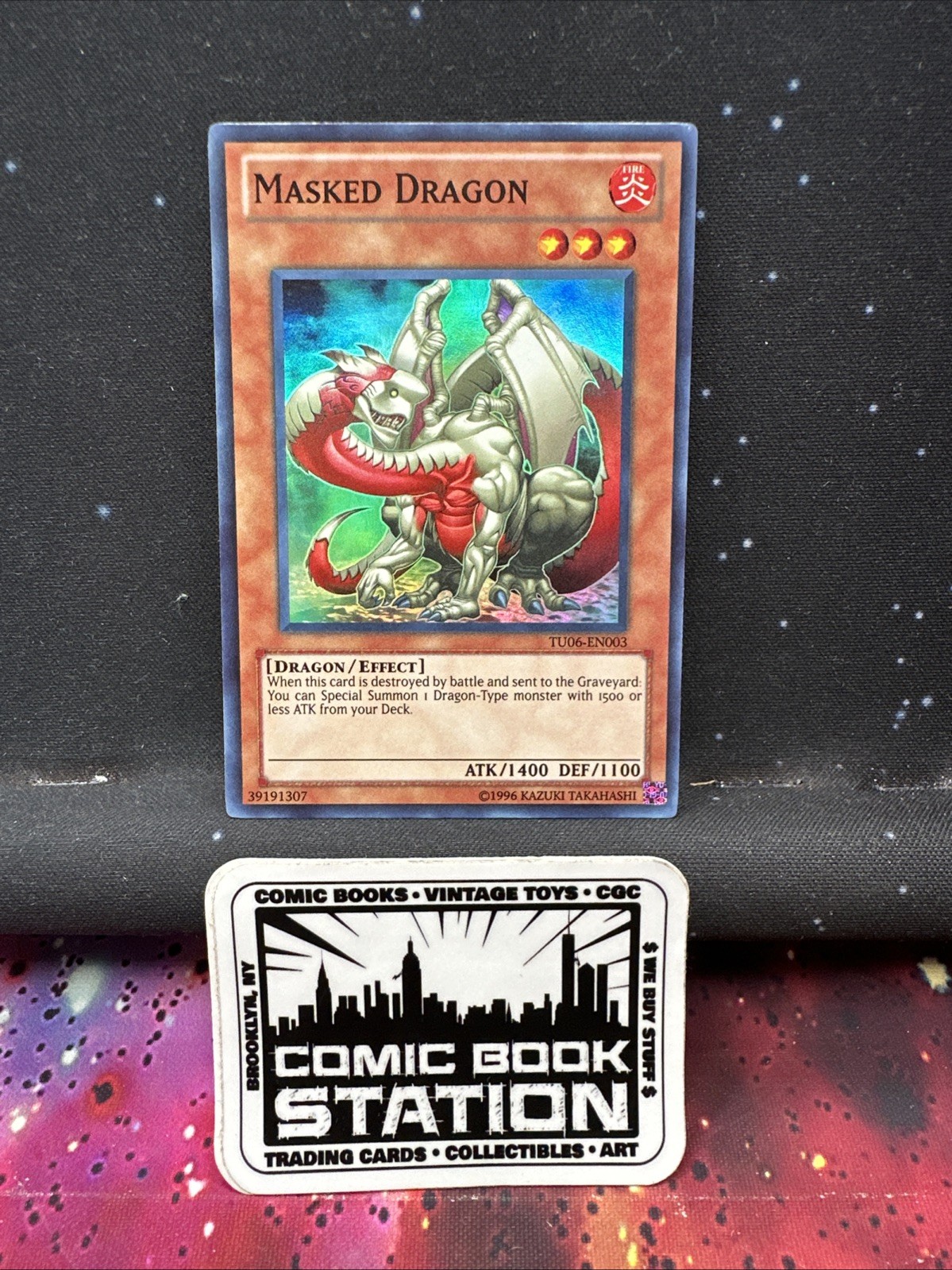 Drago Mascherato TU06-EN003 2011 Konami Super Raro Turbo Pack Booster 6 Inglese KD