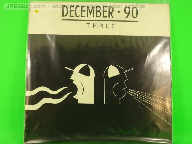 VARIOUS ARTISTS DECEMBER 90 THREE (493/9) (493) 4 Track Promo 12" Single plus Pi