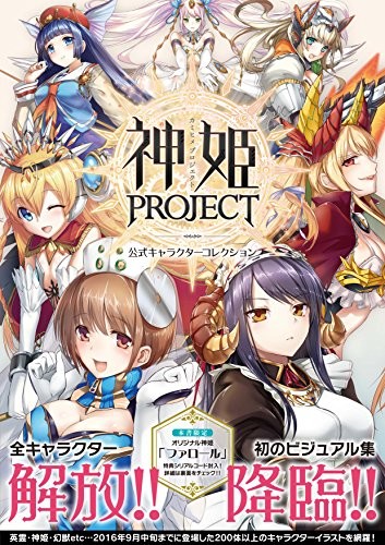 Kamihime PROJECT Collezione Personaggi Ufficiale Gioco Giapponese Libro Form JP