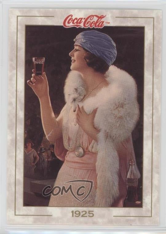 1993 Collect-A-Card The Coca-Cola Collection Serie 1 Calendario 1925 #24 fm0