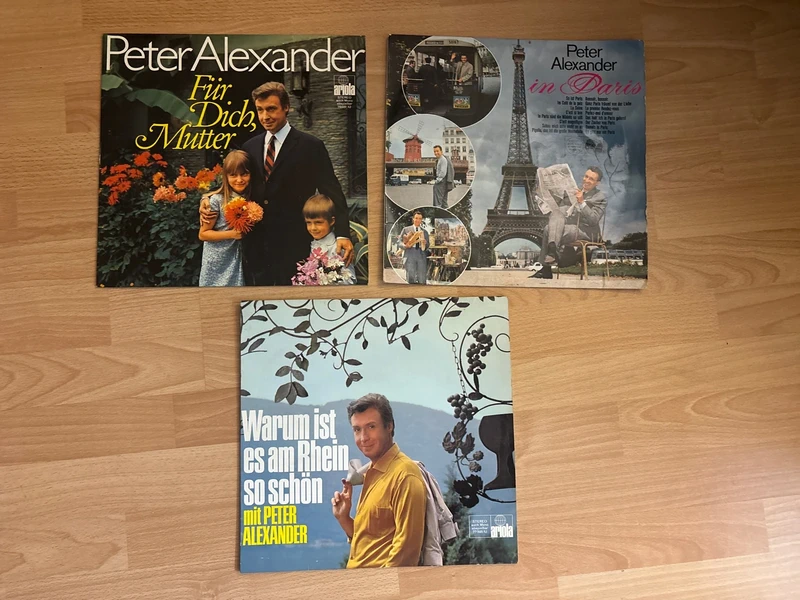 3 Schallplatten Peter Alexander