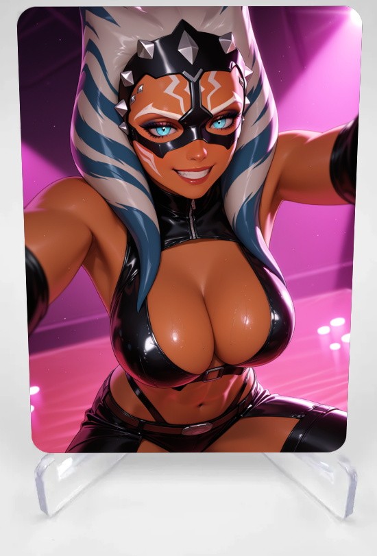 Ahsoka Anime Art Print - Card/4x6/5x7 Waifu da collezione SW-SKA-10