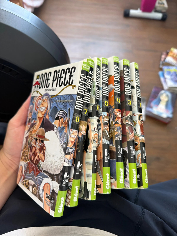 One piece 1,3,4,5,6,7,8