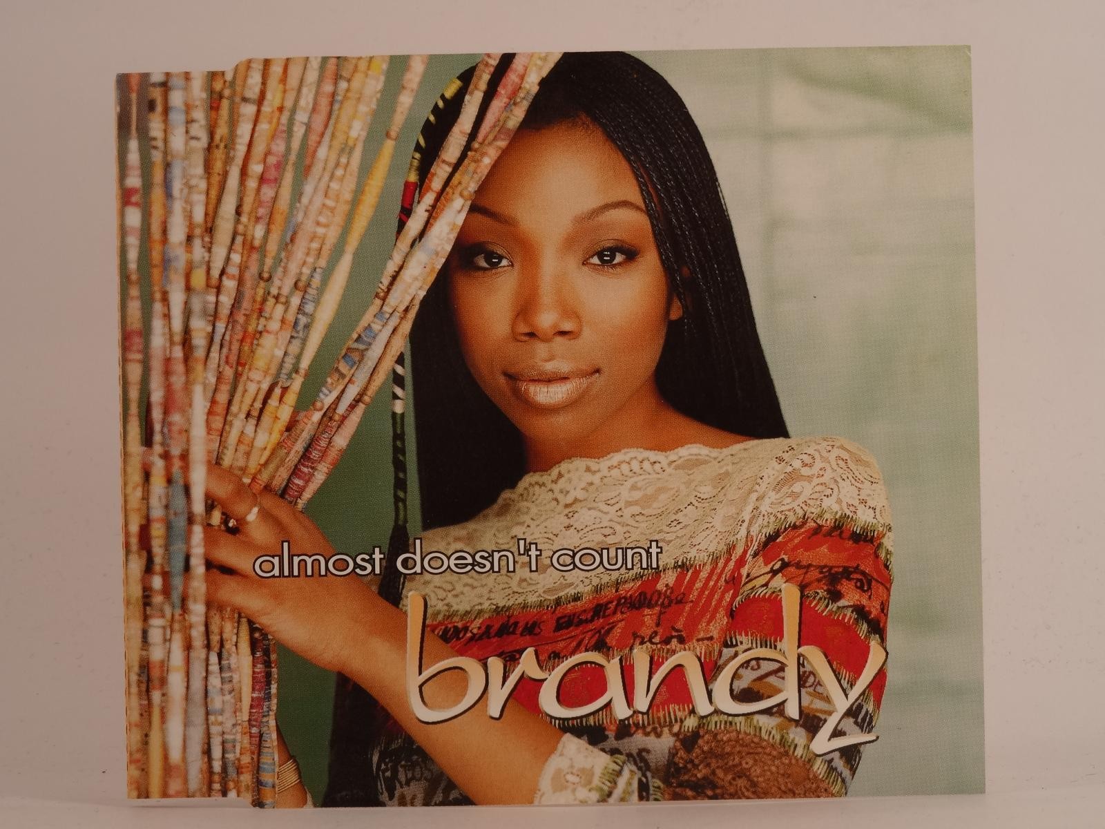 BRANDY ALMOST DOESN'T COUNT (K10) 3 Track CD Single including Picture Sleeve ATL