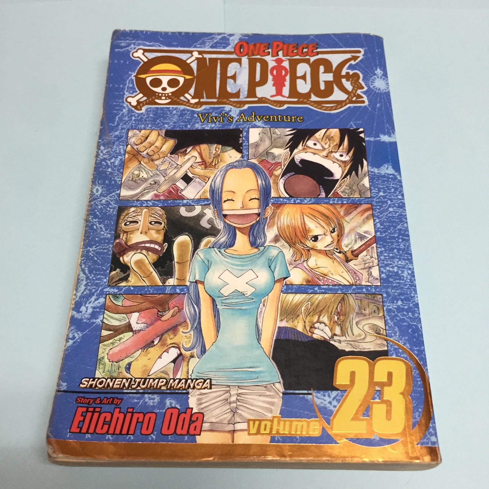 One Piece Volume 23 Copertina Gold Foil 1° Prima Edizione Stampa Manga Inglese