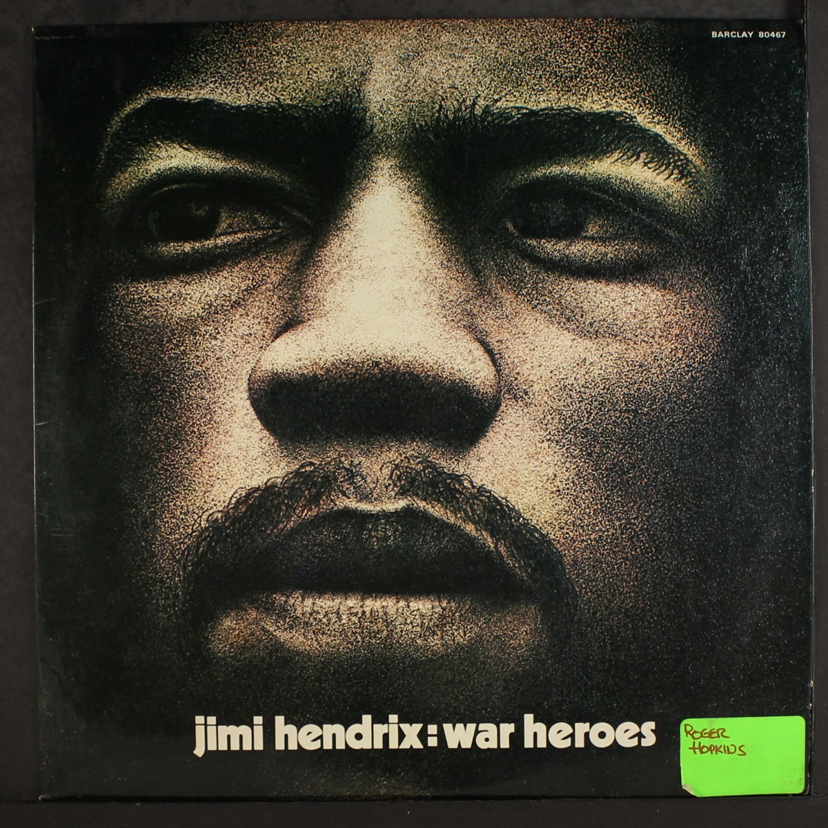 JIMI HENDRIX: war heroes BARCLAY 12" LP 33 RPM France