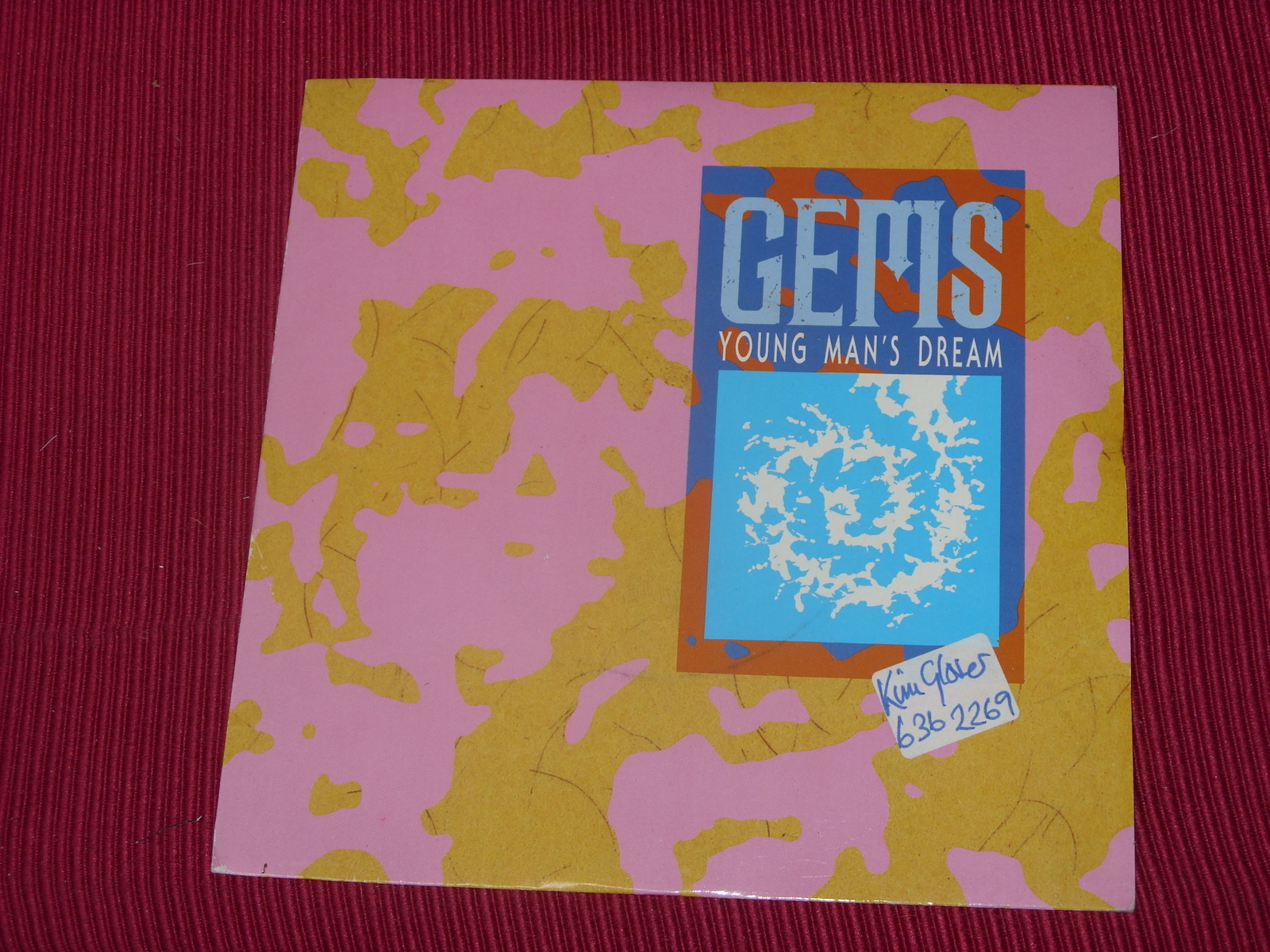 Gems:  Young man's Dreams   7"  NM Ex shop stock