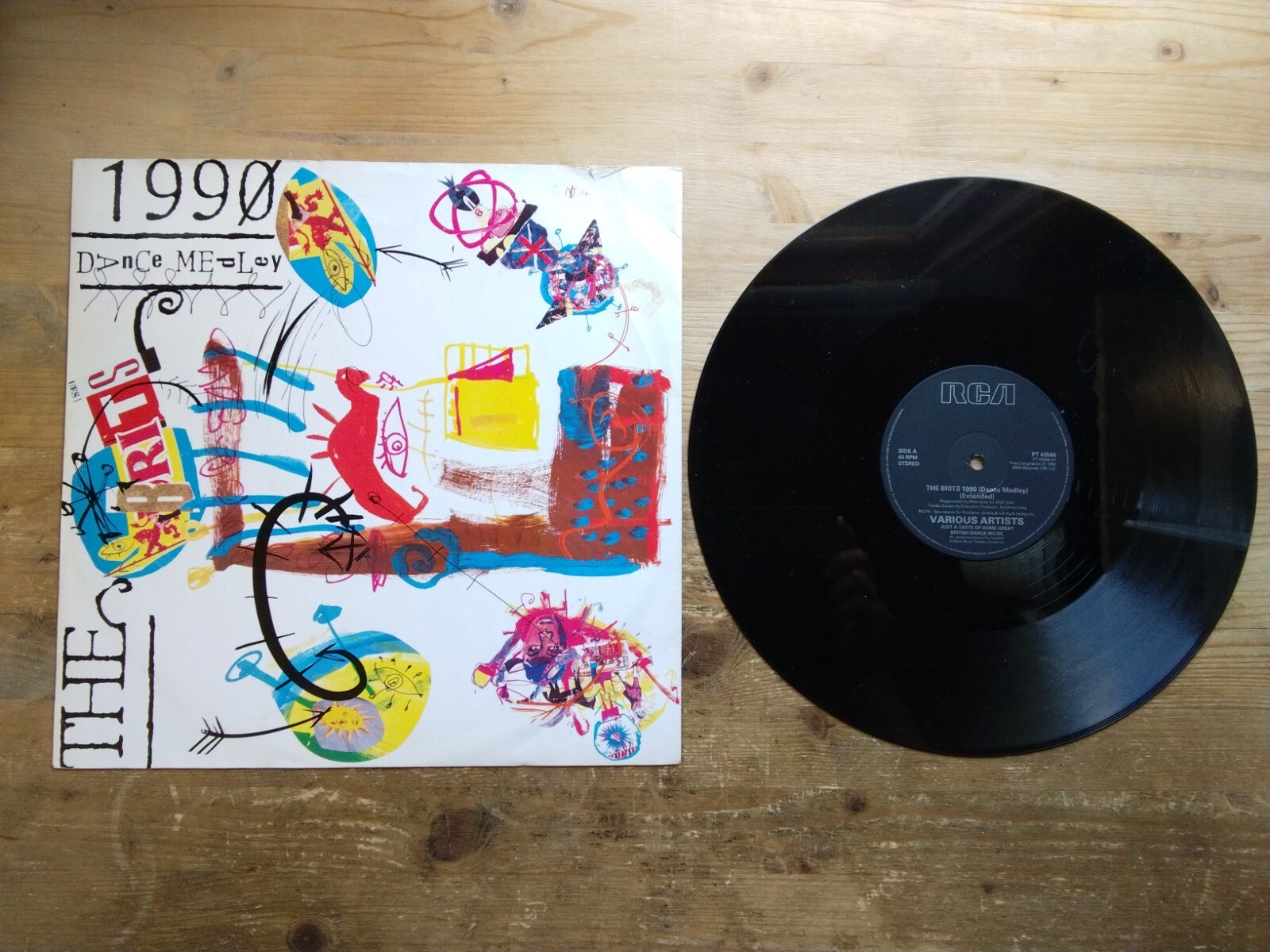 The Brits 1990 Dance Melody Very Good+ 12" Maxi Single Vinyl Record PT43566