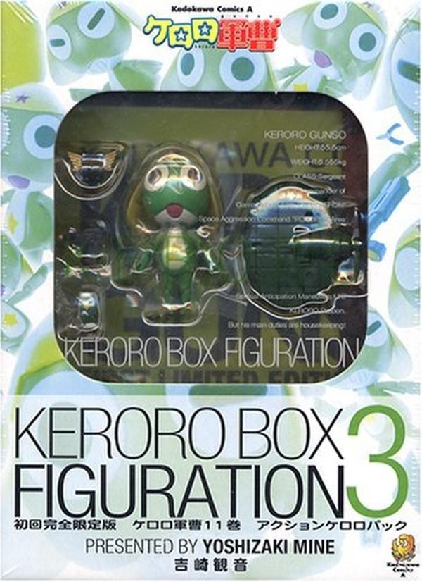 NUOVO Sgt. Frog 11 First Press Limited Edition Action Keroro Pack