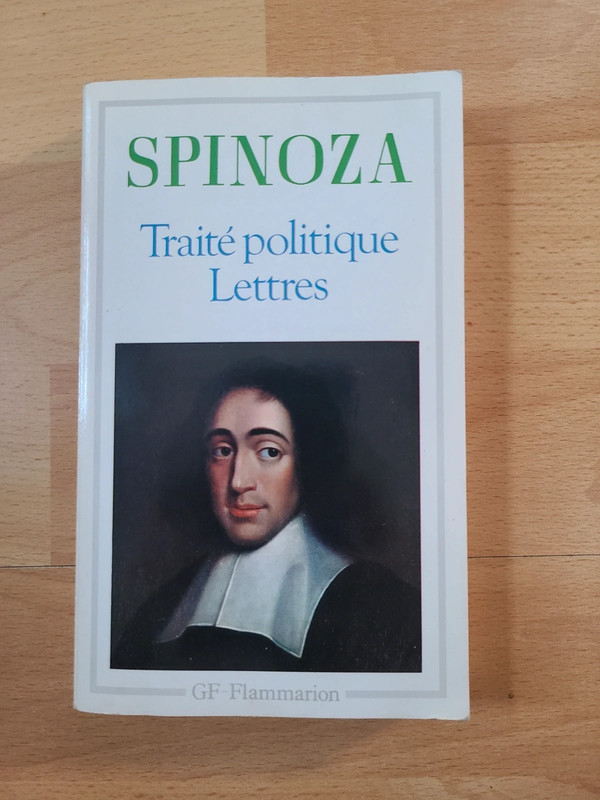 Livre Traité politique Spinoza