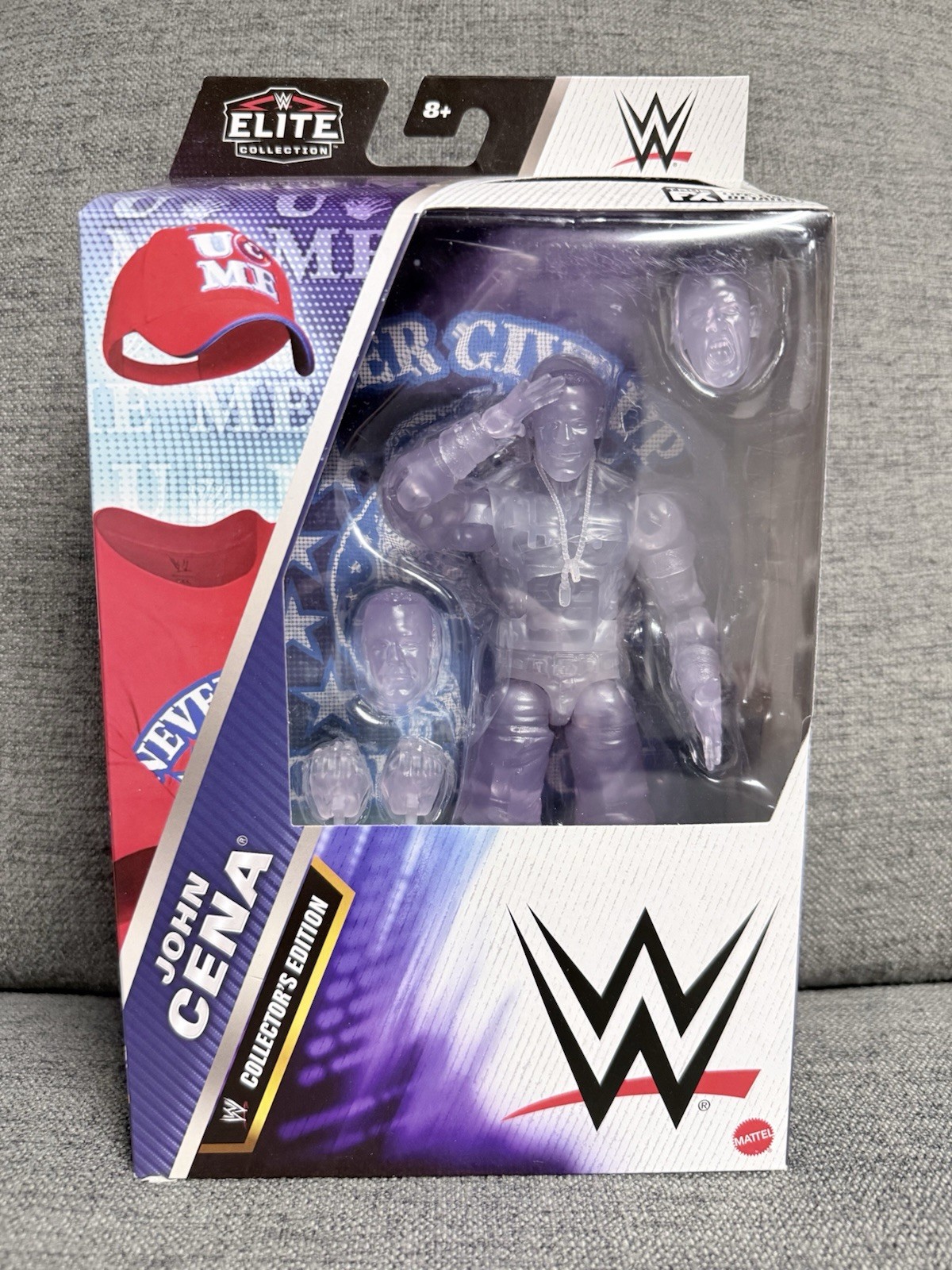 WWE Elite Collectors Edition John Cena Trasparente Sigillato Invisibile 2025 Mattel 