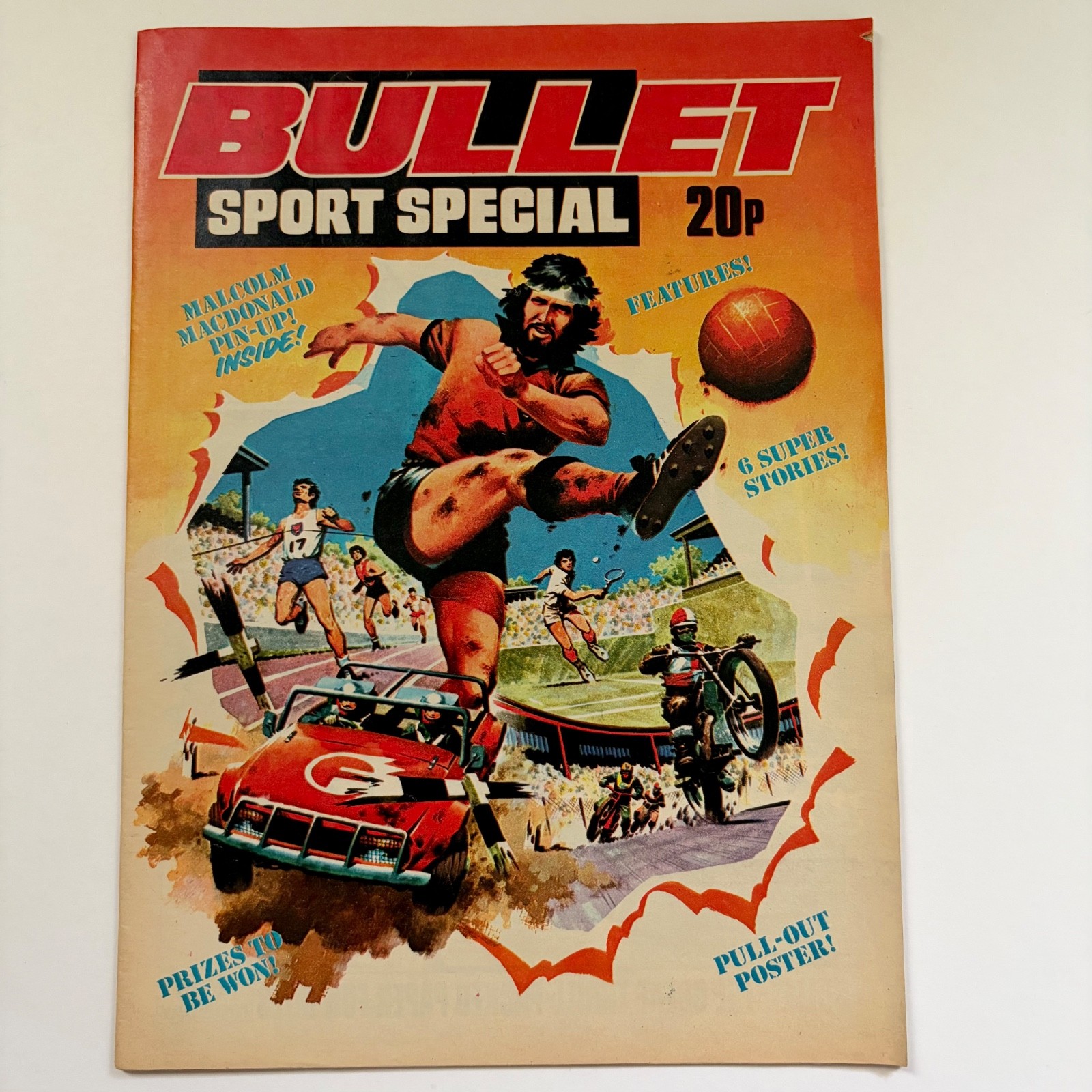 Bullet - Sport Special Comic - 1977 - D.C. Thomson  - Malcolm Macdonald Poster