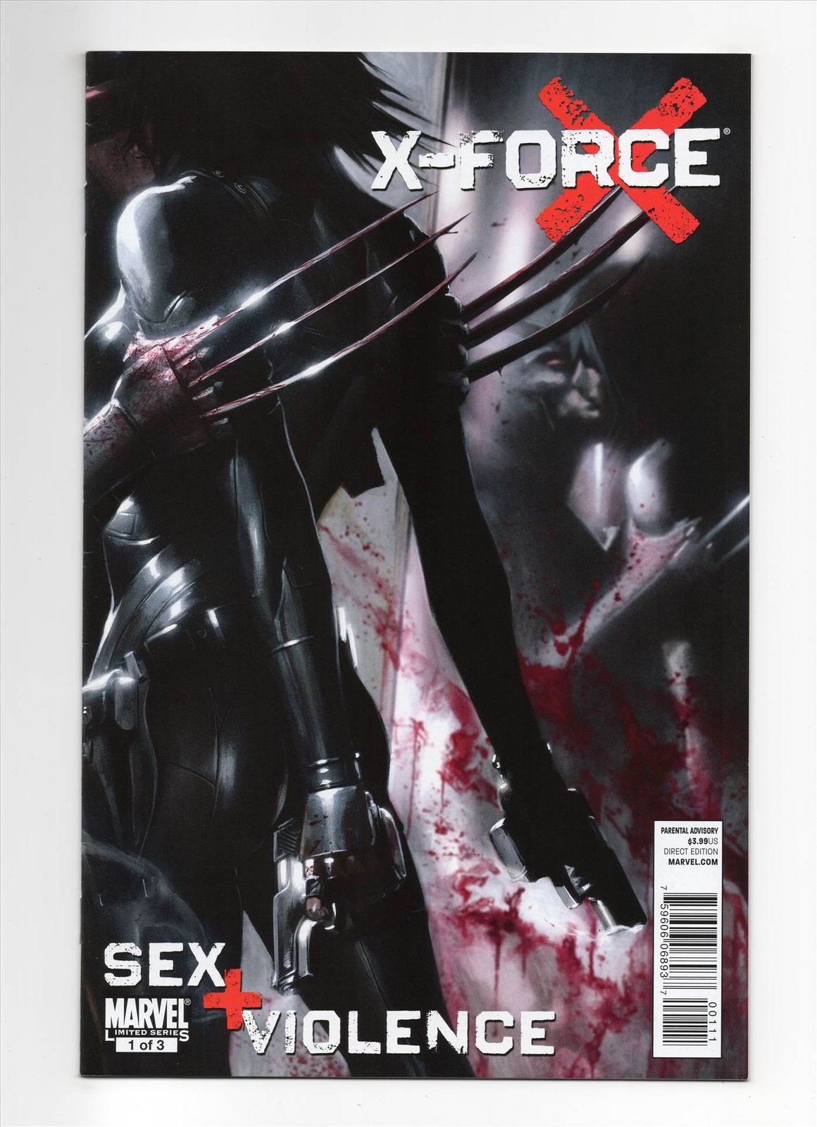 X-Force: Sex and Violence #1 quasi nuovo 2010 Dell'Otto Cover A Wolverine Domino