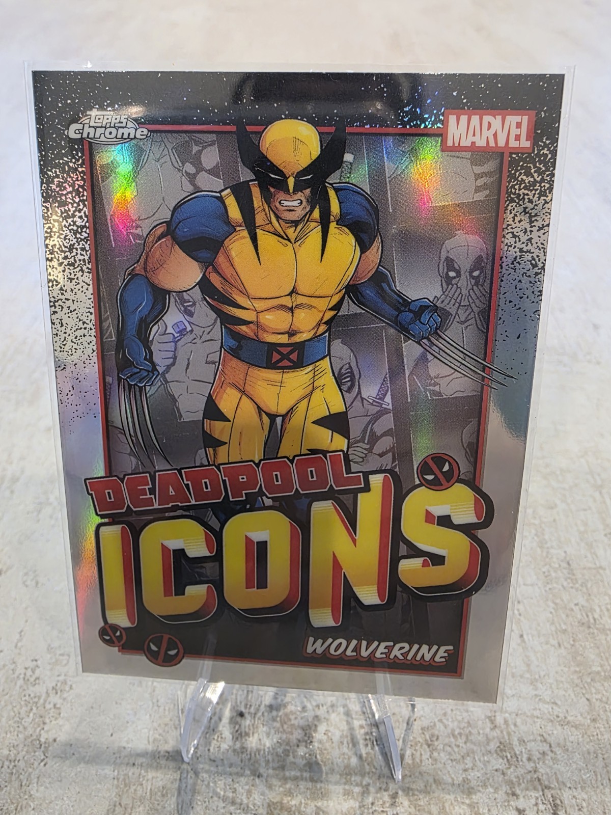 2025 Topps Chrome Deadpool Wolverine Deadpool Icone #DI-10