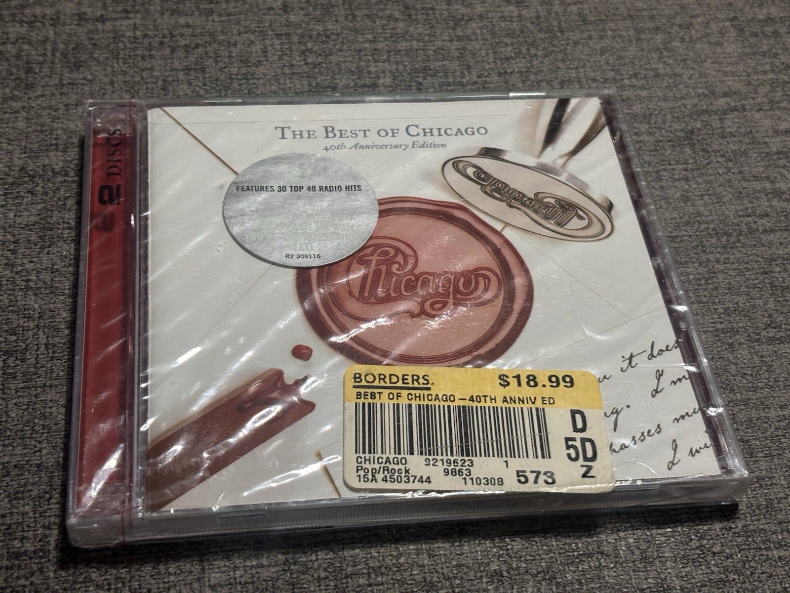 New Chicago The Best of Chicago 40th Anniversary Edition 2 CD SEALED Rhino