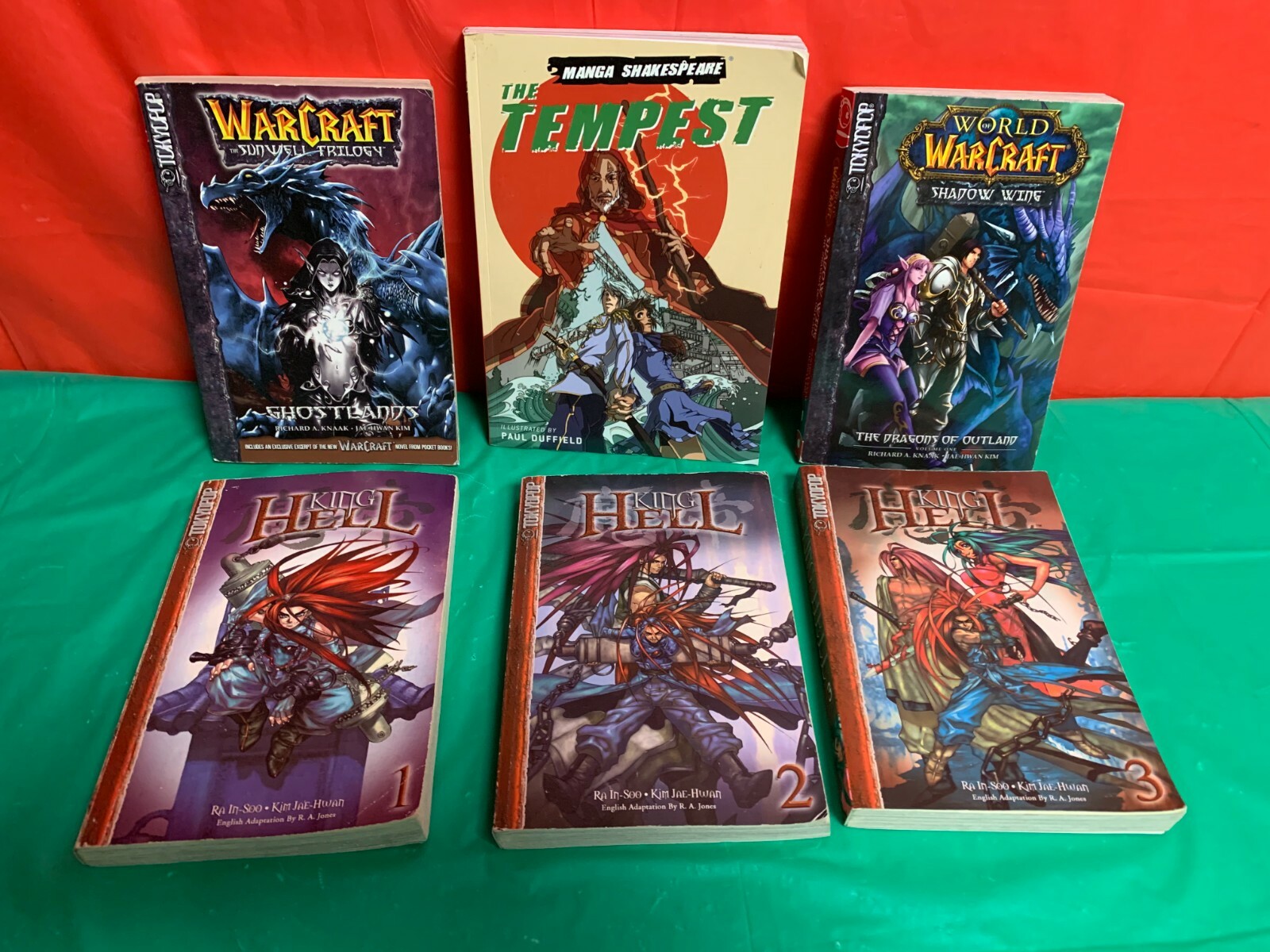 Lotto Manga - King of Hell1-3, 2 Warcraft & The Tempest - Manga Shakespeare (PB)