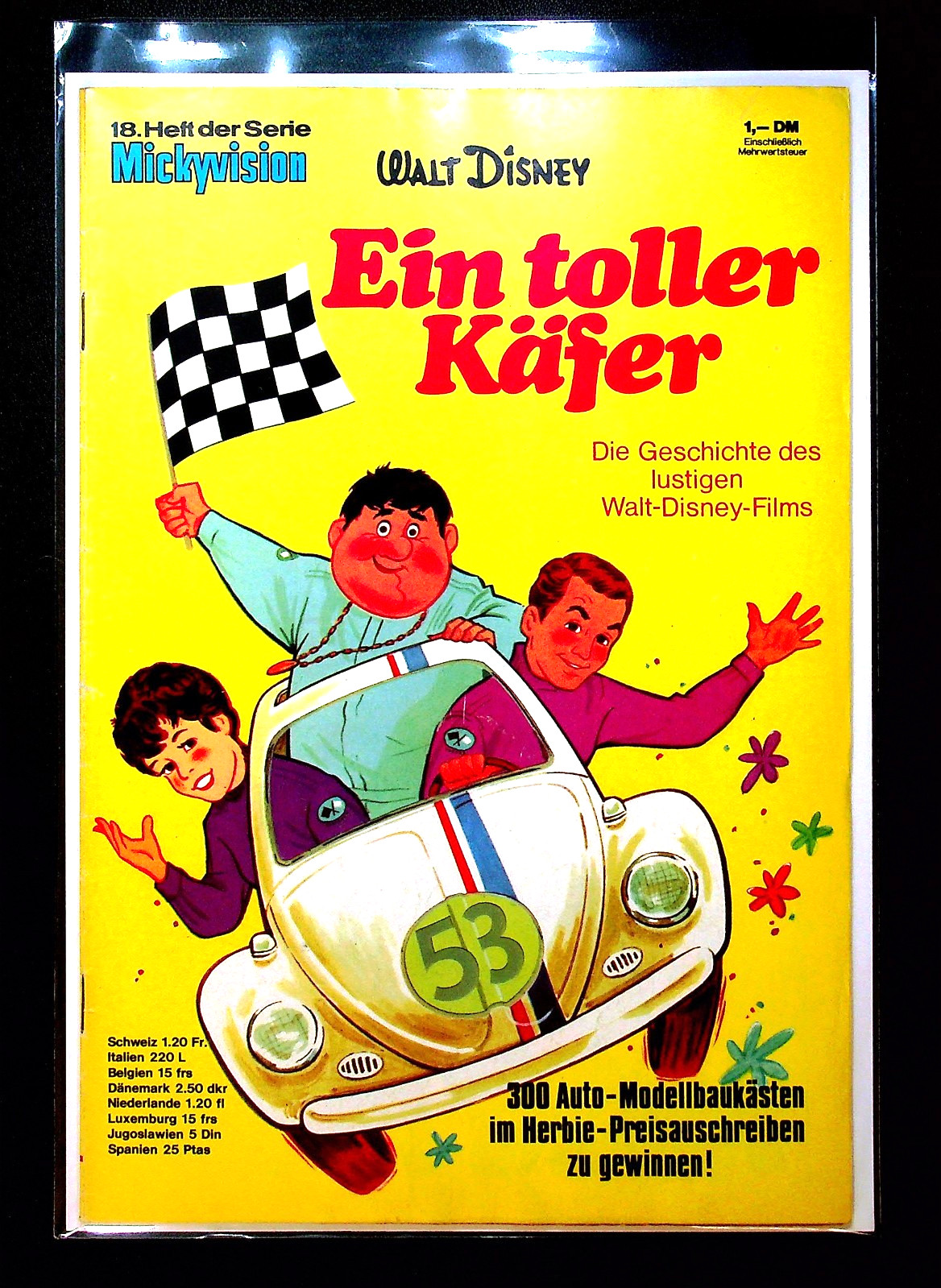 Mickyvision #18 - Herbie: Ein toller Käfer (Ehapa, 1969) Zustand 2+ / 2
