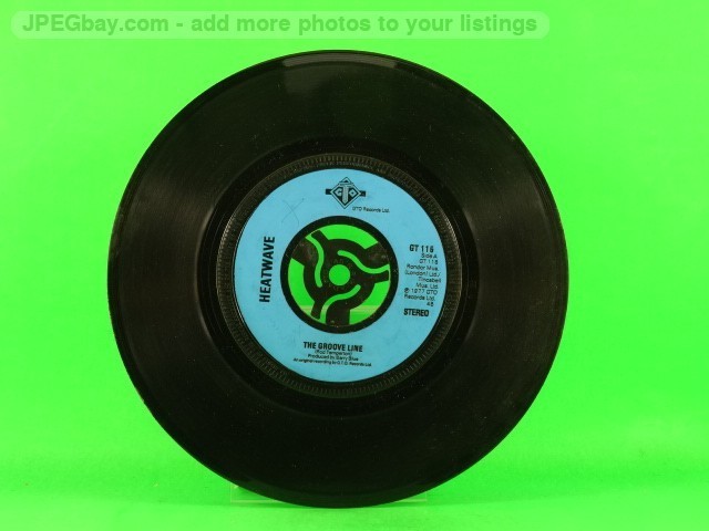 HEATWAVE GROOVE LINE (PLAIN SLEEVE) (1) (137) 7" GTO