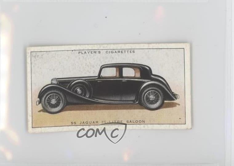 1936 Player's Motor Cars Serie 1 Tabacco SS Jaguar 2 1/2 Litro Berlina #42 z6d