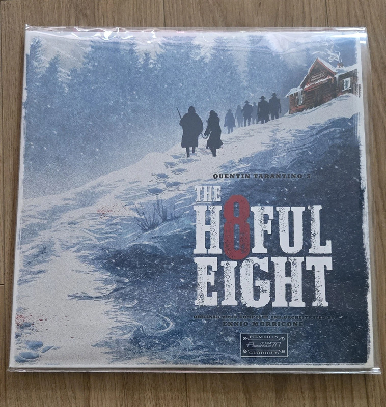 Vinyle de la B.O du film : Hateful eight (les huits salopards) Double album de Ennio Morricone
