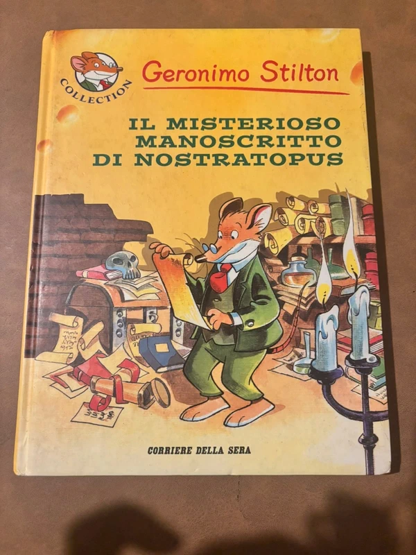 Fumetto Geronimo Stilton il misterioso manoscritto di Nostratopus