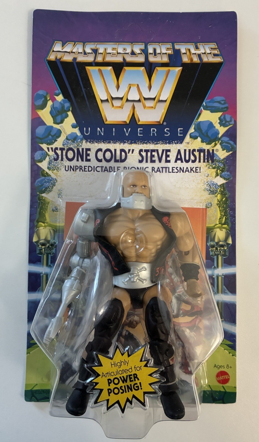 Masters Of The WWE Universe Stone Cold Steve Austin Wave 8