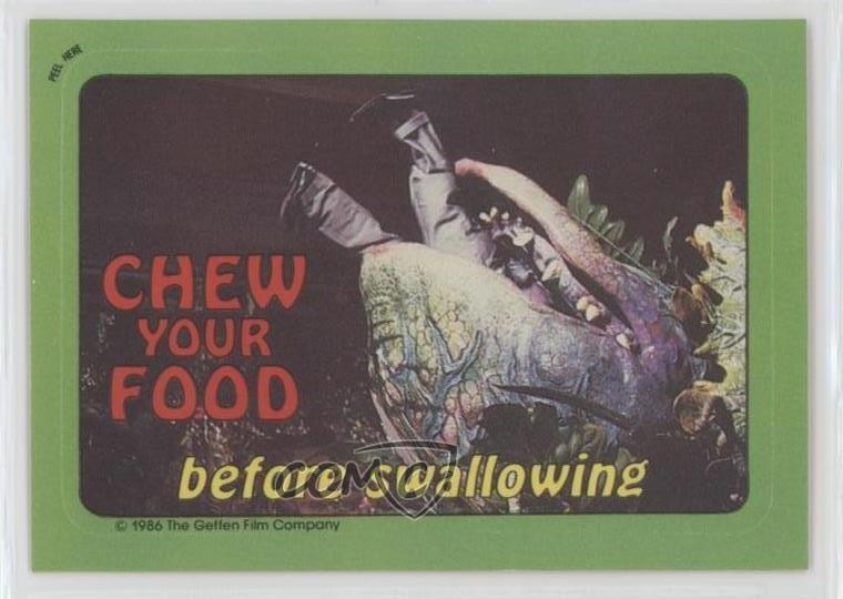 1986 Topps Little Shop of Horrors Stickers #30 3c7