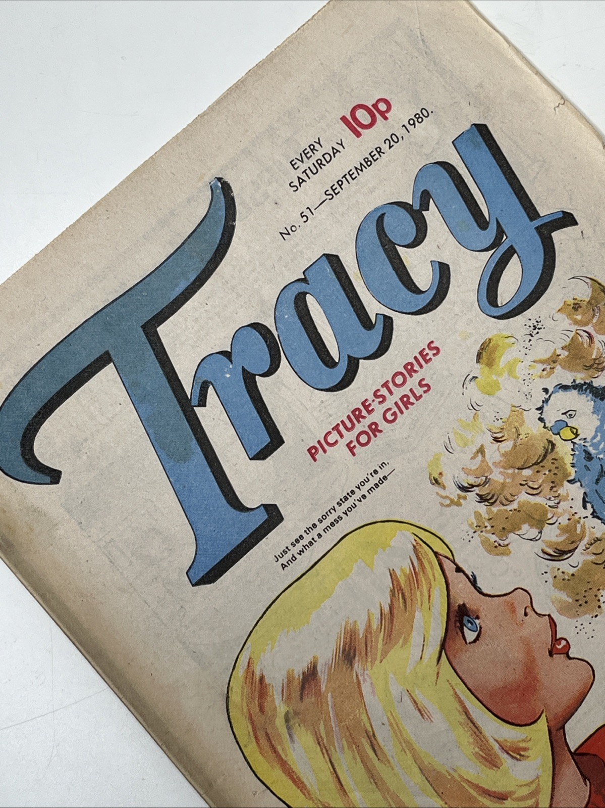 VINTAGE TRACY COMIC - No 51 - SEPTEMBER 20th 1980 -  Vintage 80s Comic Nostalgia