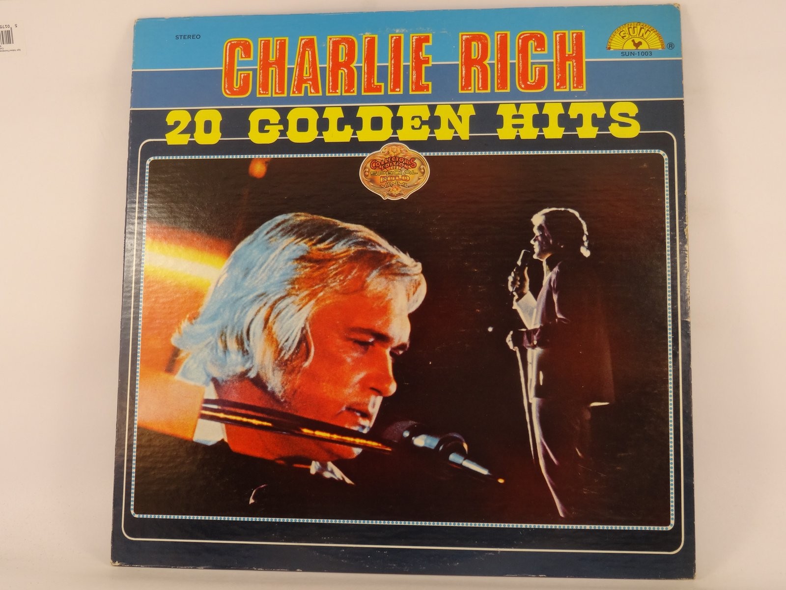 CHARLIE RICH TWENTY GOLDEN HITS (435) LP SUN 