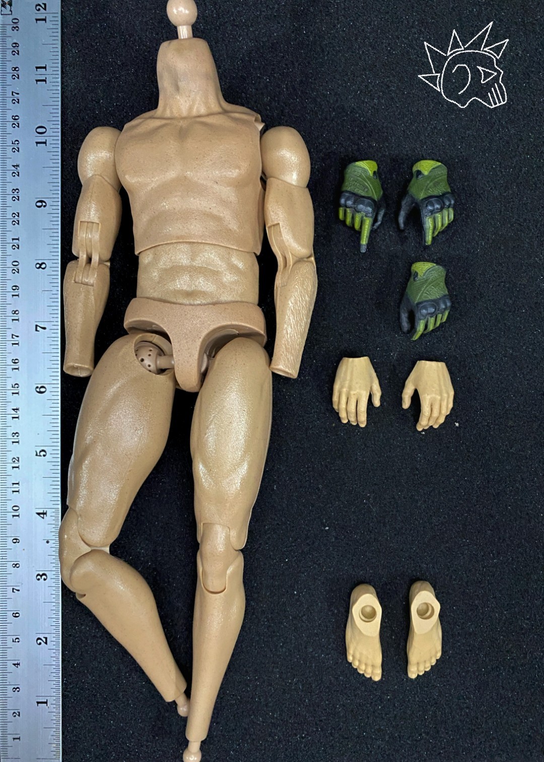 Set Body Figure Scala 1/6 Accessorio Personalizzato per Action Figure - ES26054S