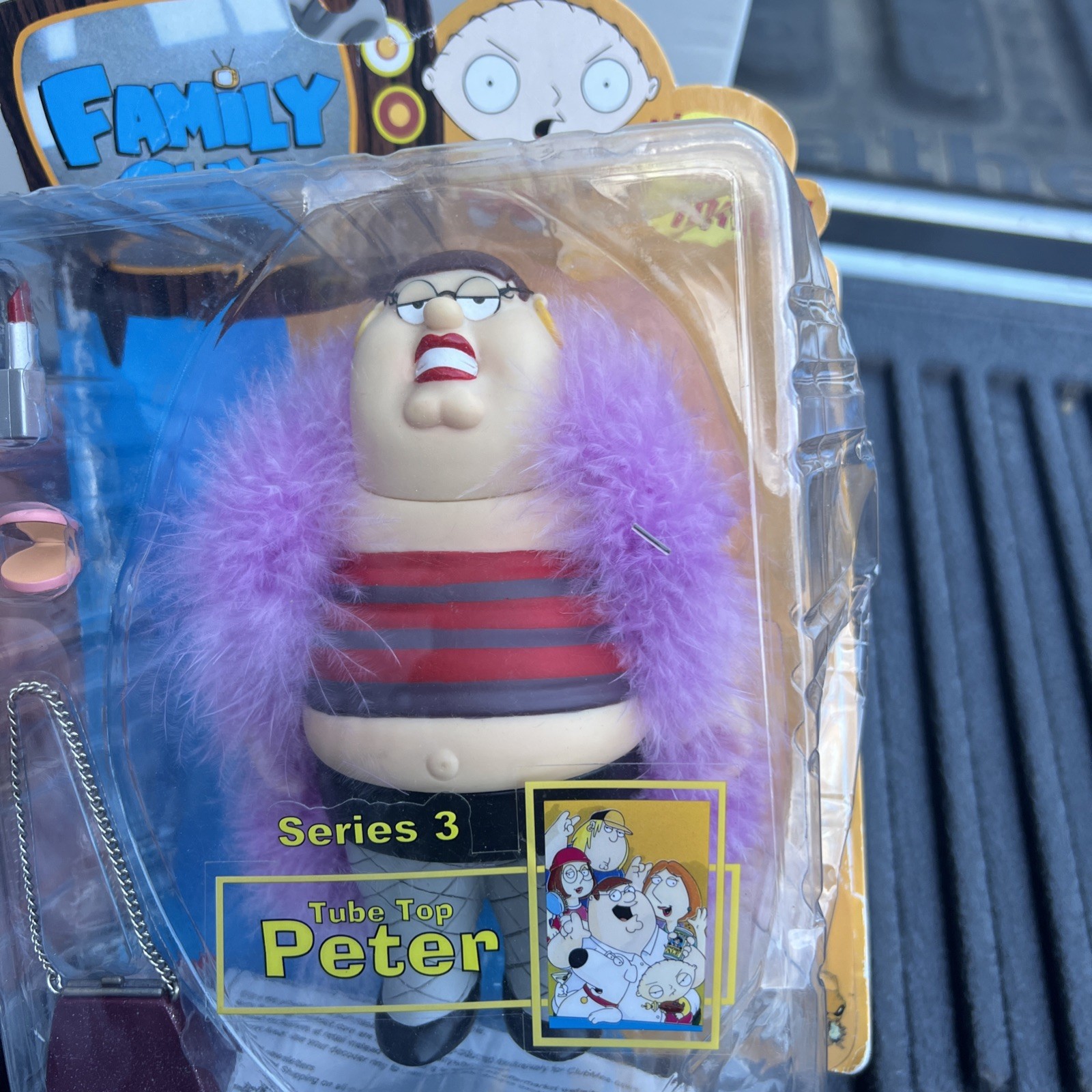 Family Guy Series 3 Modellino "TUBE TOP PETER" Mezco nuovo - Bolla sciolta