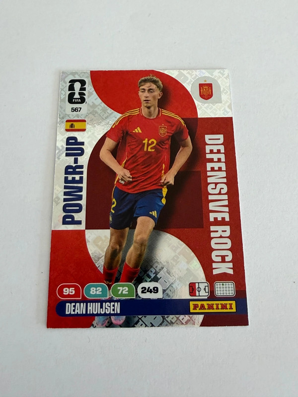 Carte Adrenalyn Panini Fifa World Cup USA 2026 #567 Dean Huijsen Defensive Rock