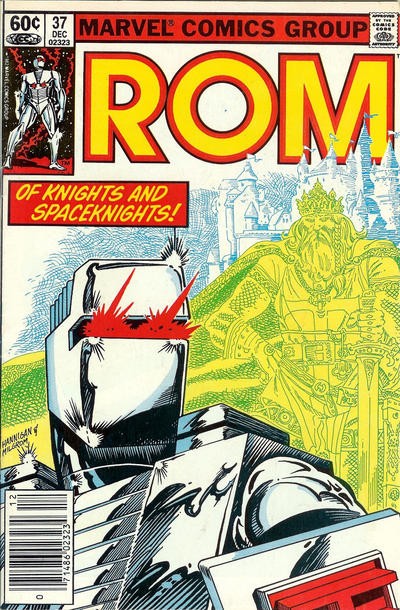 Rom #37 (Newsstand) FN; Marvel | Spaceknight Bill Mantlo - w/Bag+Board