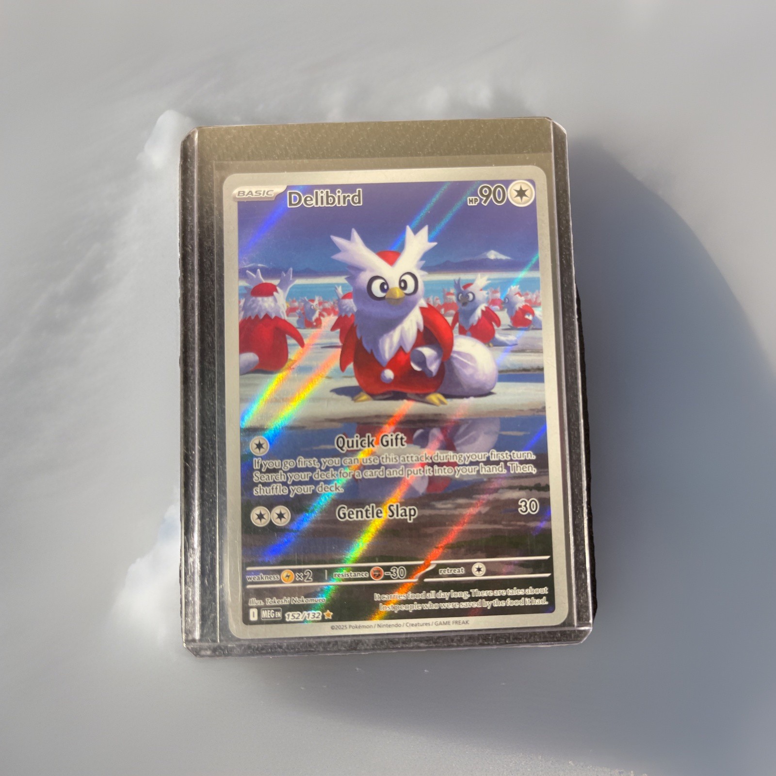 Delibird 152/132 Me01: Mega Evolution Holo