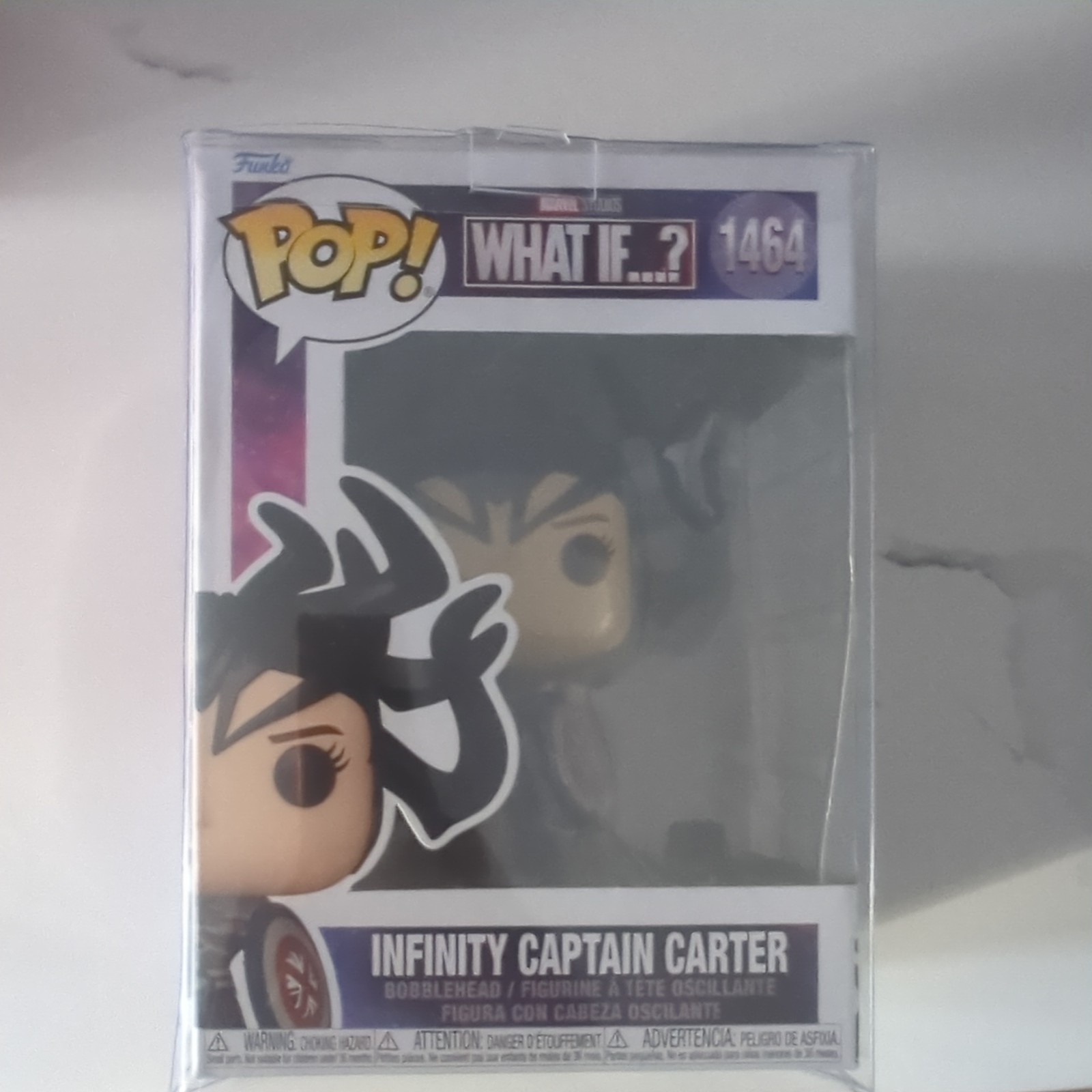 Funko Pop What If Infinity Captain Carter 1464 With Protective Case