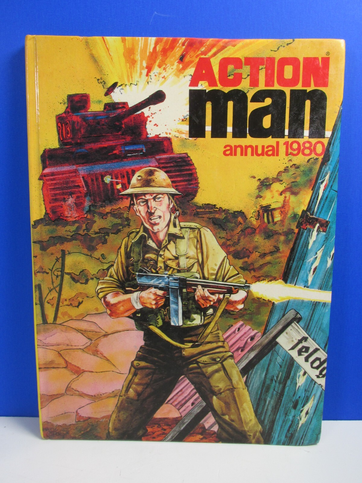 original VINTAGE ACTION MAN BOOK ANNUAL 1980 comic GOOD CONDITION