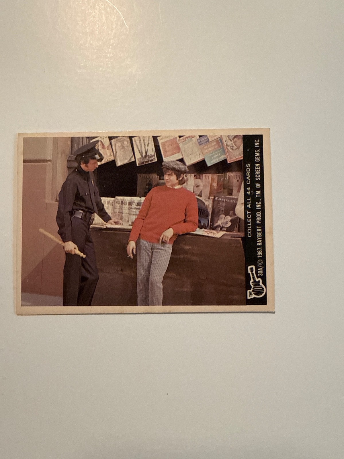 1967 Series A Monkees Collector Trading Cards