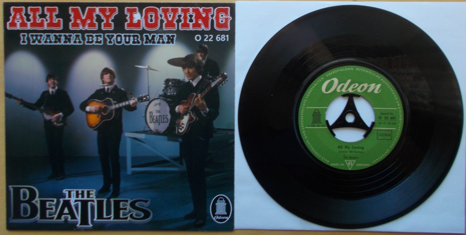 BEATLES All My Loving★I Wanna Be Your Man★Odeon O 22 681