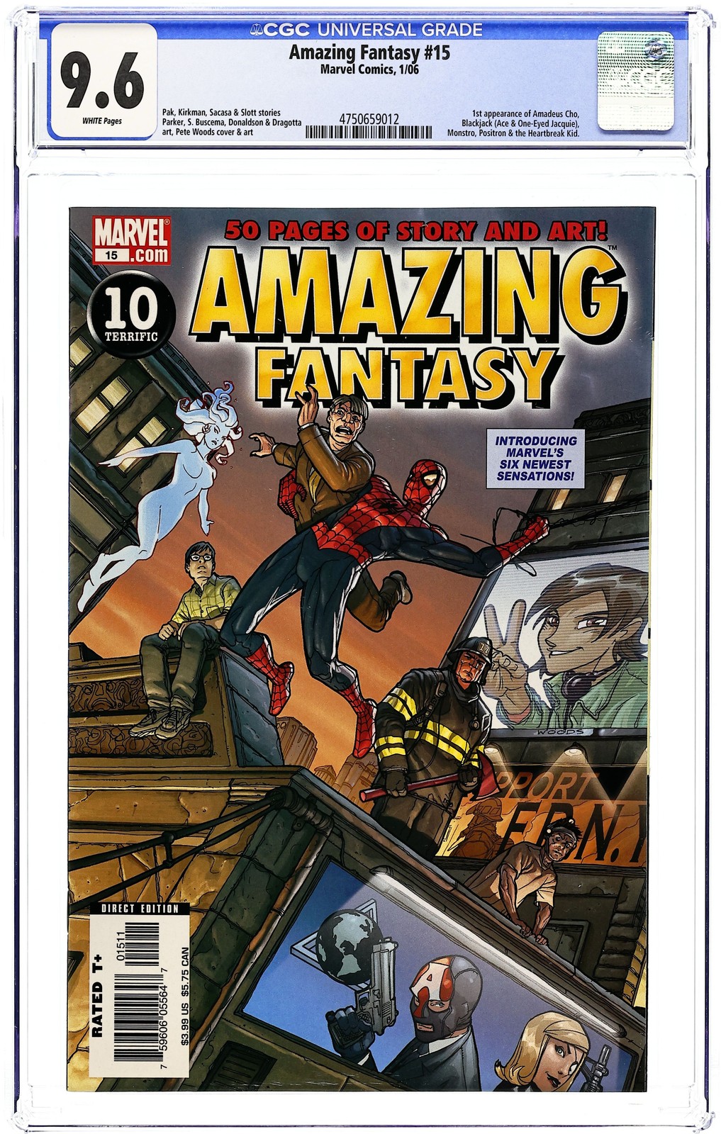 Amazing Fantasy #15D CGC 9.6 2006 4750659012 1° App. Amadeus Cho