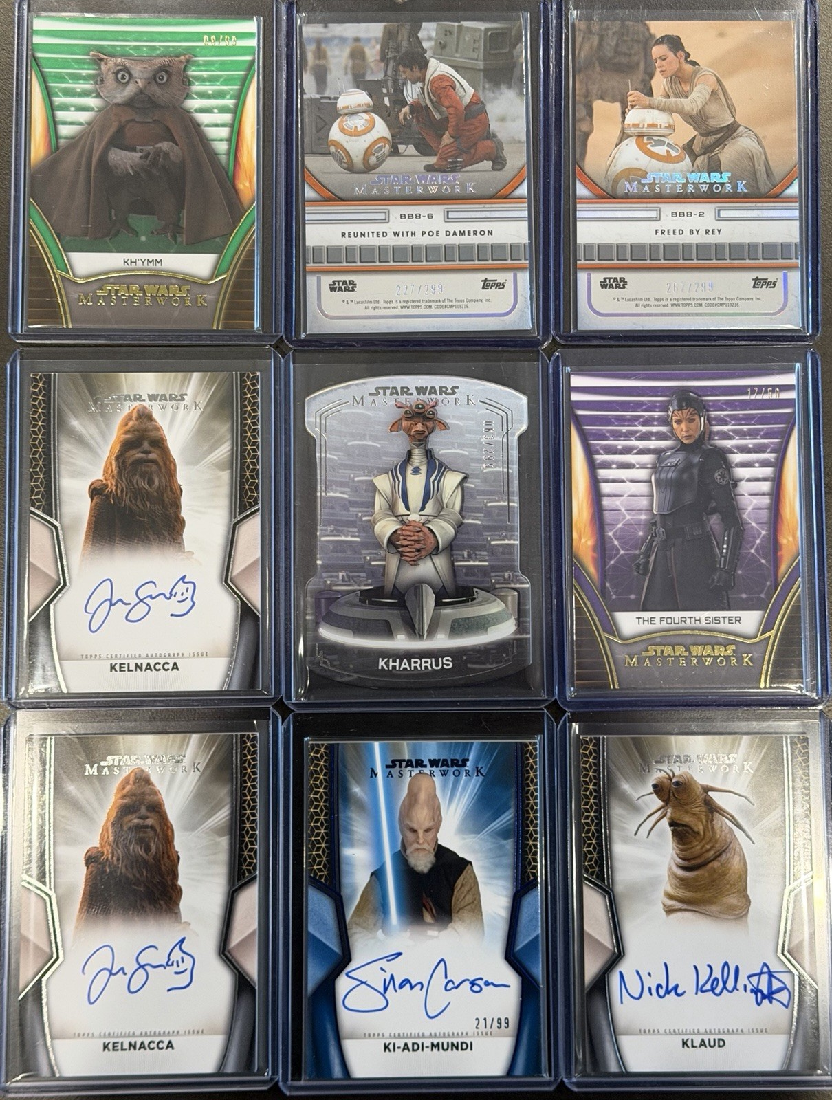 Lotto auto capolavori Star Wars 2025 Kelnacca x2 Ki-Adi-Mundi /99 Klaud