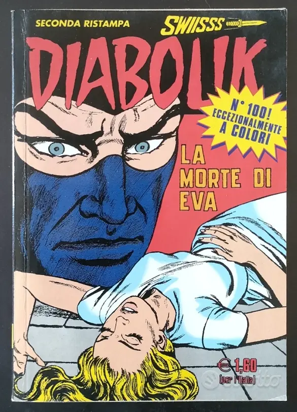 Diabolik Swiisss 100 La morte di Eva Colori