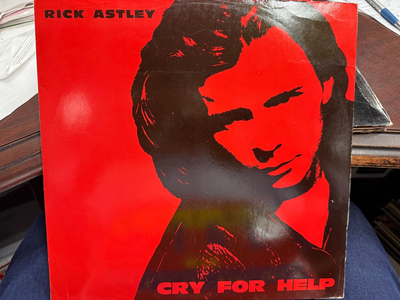 RICK ASTLEY CRY FOR HELP UK 12" 1991 RCA PT-44248 SYNTH POP IMPORT