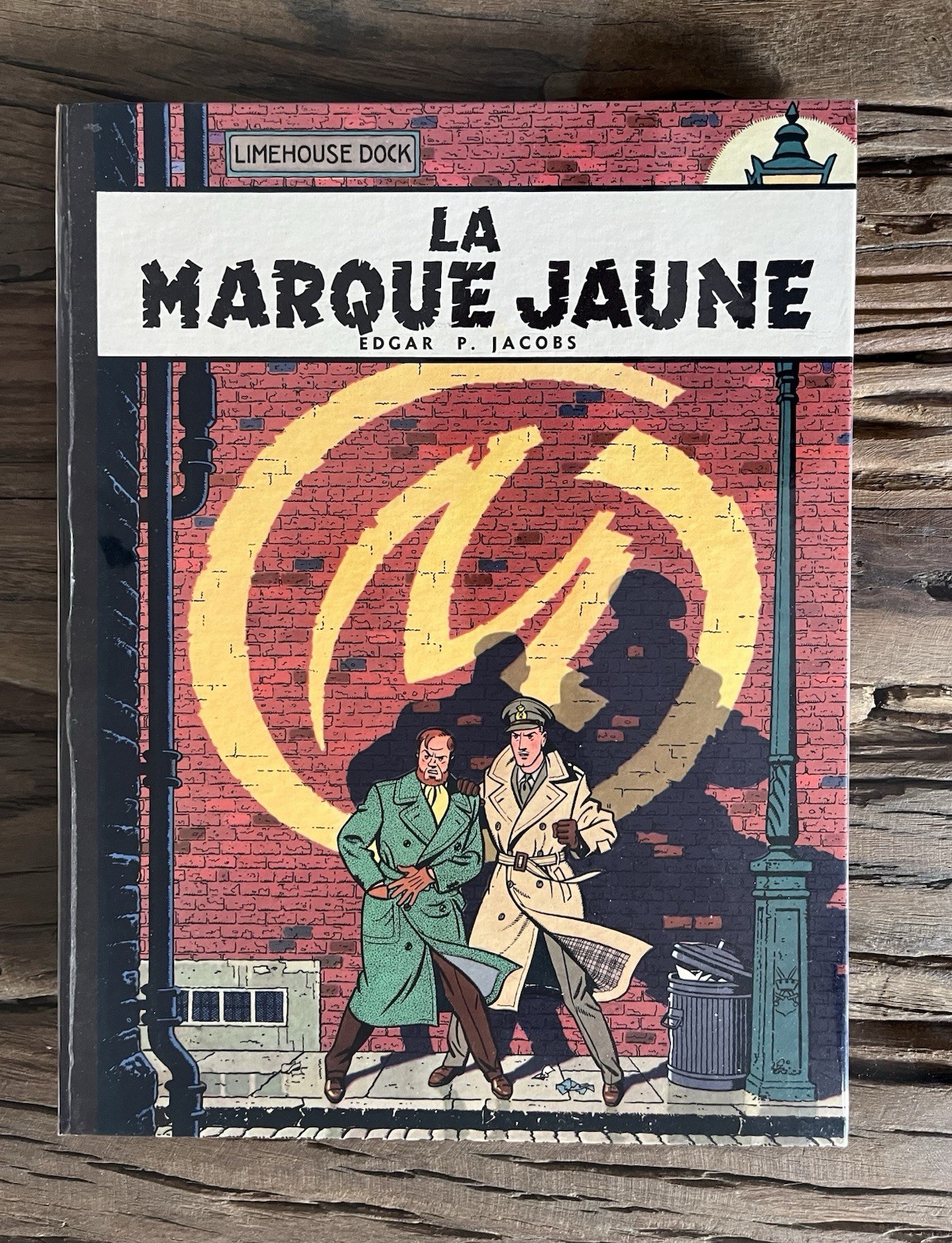 BLAKE ET MORTIMER:ULTRA RARE 1ER TITRE DOS IMPR NEUF++ LA MARQUE JAUNE 66 JACOBS