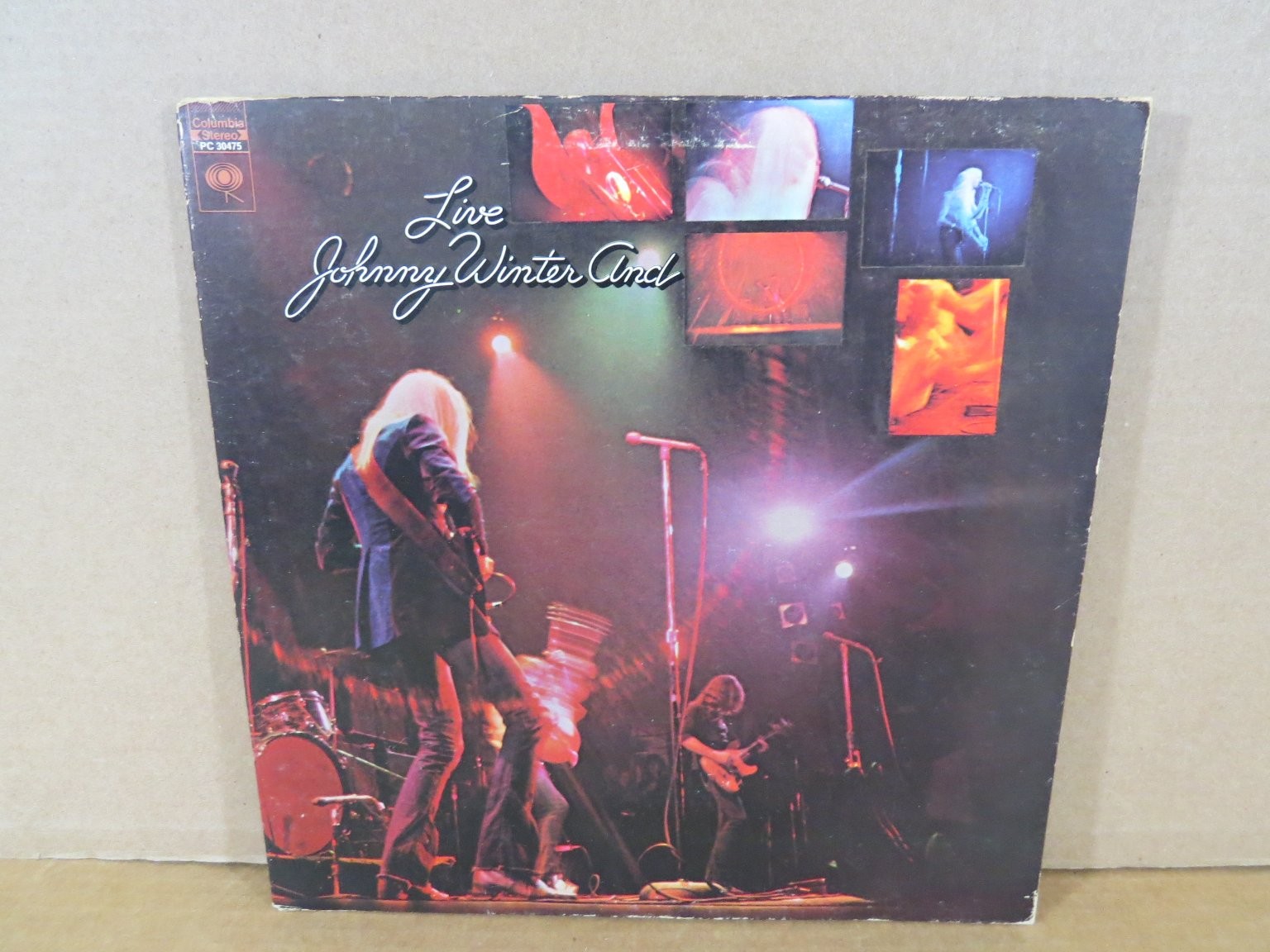 Johnny Winter And - Live LP Record 1971 Columbia Blues Rock 33 RPM Excellent