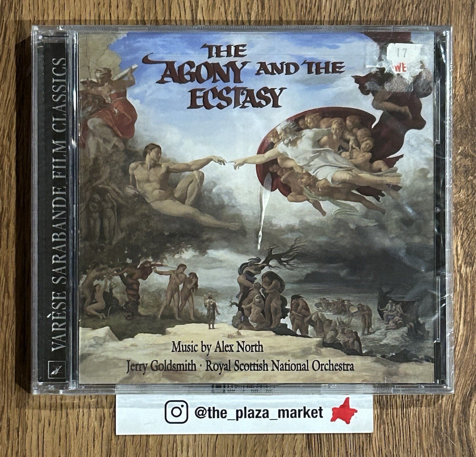 The Agony and the Ecstasy Soundtrack CD sealed Alex North Jerry Goldsmith new