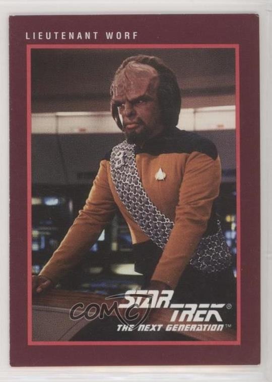 1991 Impel Star Trek 25° Anniversario Tenente Comandante Worf Tenente #110 0f3j