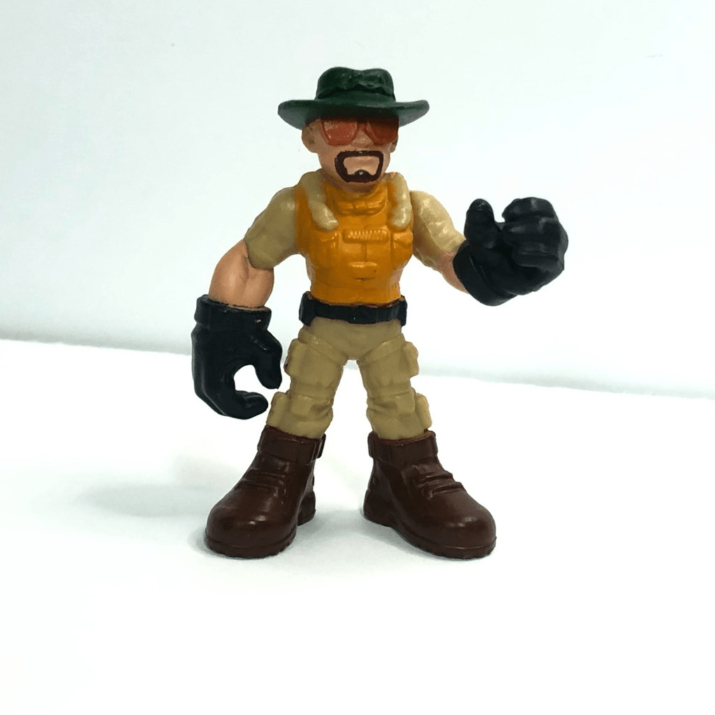 playskool heroes jurassic world t. rex human trainer range figure 2.5 inch