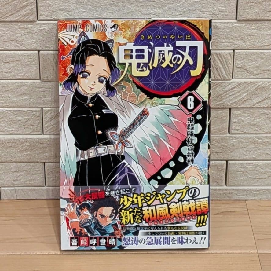 Demon Slayer Kimetsu Vol 6 1a Edizione Stampa Vintage Manga Giapponese Fumetto