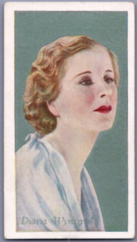 1934 Godfrey Phillips Film Favourites - Diana Wynyard #19 - *EX*